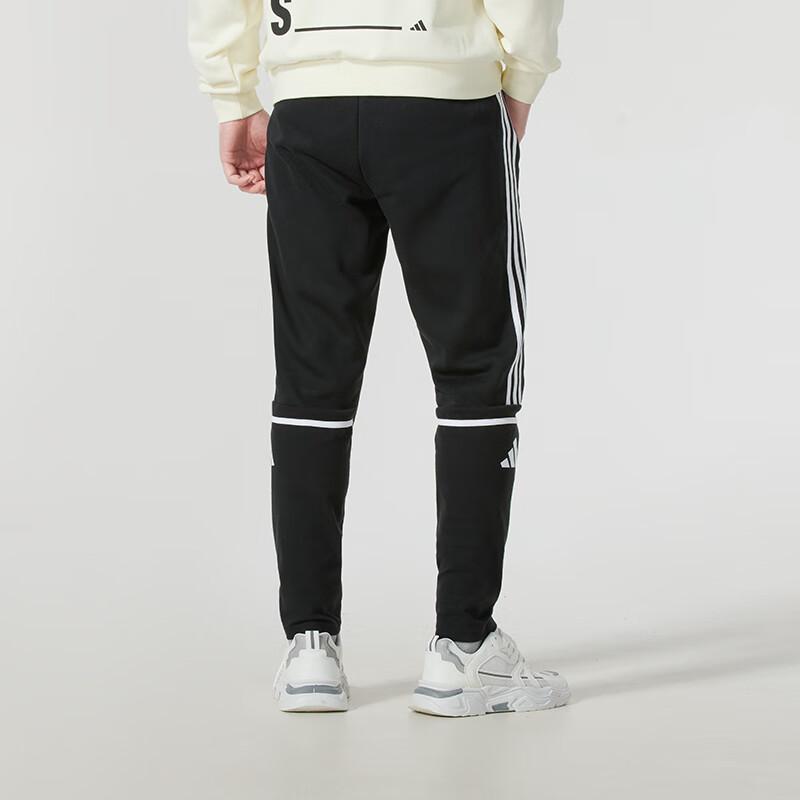 adidas Running Comfortable Warm Sports Casual Pants Men Bottoms Black JE2765