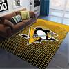 Tappeto Pittsburgh Penguins per Soggiorno Camera da Letto Casa Decorazione Divano, Tappetino Antiscivolo per Giochi Bambini
