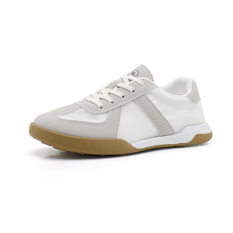 Women Comfortable Casual Shoes Soft Leather White Shoes Summer 204 New Lace Up Flat Casual Sports Shoes Women Running Shoes