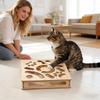 Cat Scratching Puzzle Box Pet Cat Track Bell Ball Kitten Cat Maze Box Puzzle Boredom Relief Toy for Playing And Training