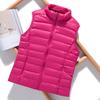 Women Women Ultra Light Down Vests Slim Sleeveless Jacket Portable Girl Lightweight Windproof Waistcoat