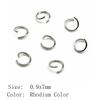 Wedding Anniversary Jewelry Materials Open Jump Rings 5 Colors 6 Sizes Accessories Parts Souvenir Accessories Parts
