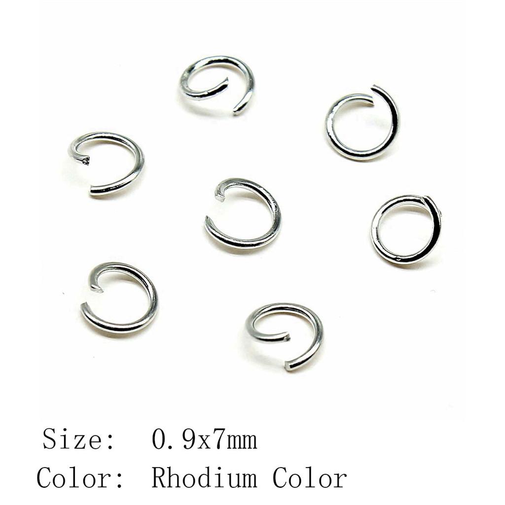 Wedding Anniversary Jewelry Materials Open Jump Rings 5 Colors 6 Sizes Accessories Parts Souvenir Accessories Parts