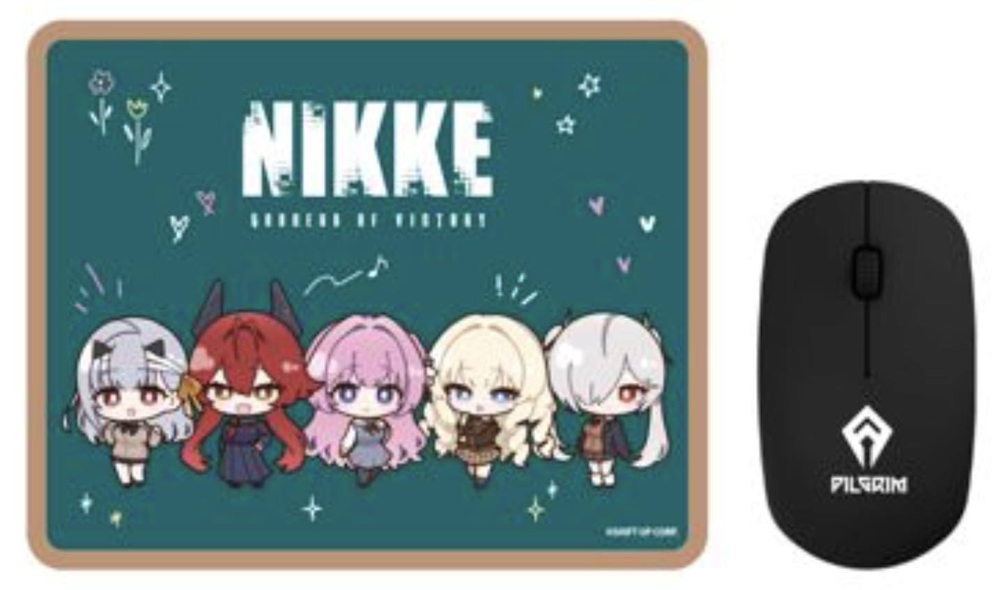 

Taito Station x Goddess of N1KKE Wireless Mouse Mousepad Design B PILGRIM Prize PC Peripherals Victory -Youth Protocol- & (Mouse logo) &