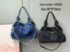 Retro Denim Tragetasche & Crossbody Motorradtasche mit großem Fassungsvermögen für Damen