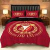 Rts Widzew D Pattern Bedding uilt Set uilt Cover Pillowcase Home Decoration Birthday Gift (1 * duvet cover + 2 * pillowcase without core)