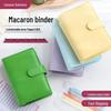 Taccuino a Fogli Mobili PU Macaron per Budget Creativo e Pianificazione Finanziaria