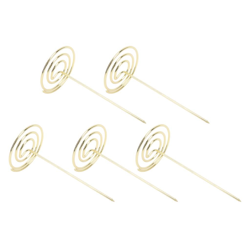 5PCS Receipt Holder Wear Resistant Anti Corrosion Recyclable Check Spindle for Office Kitchen