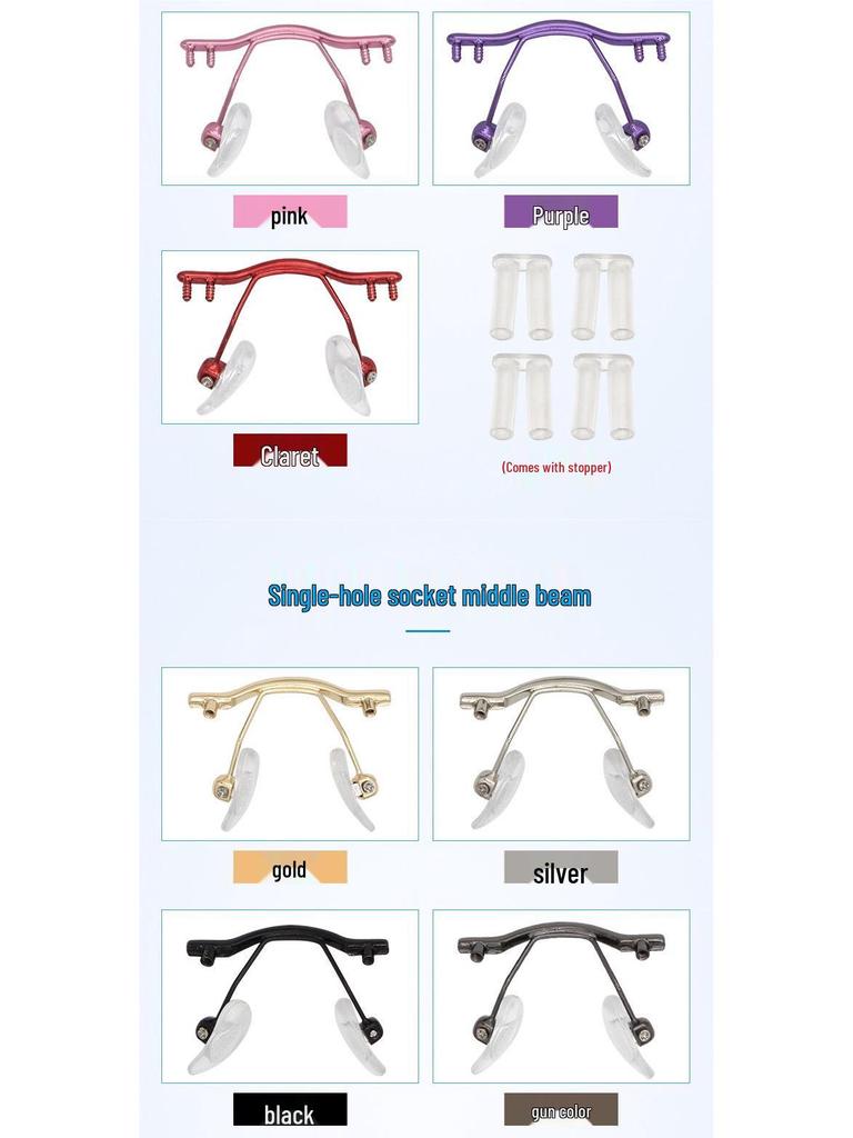 Unisex Rimless Diamond-Cut Glasses for Myopia with Single Hole Nose Bridge - Free Shipping