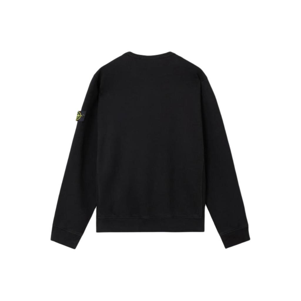 Stone Island Classic Solid Color Brushed Fleece Cotton Crew Neck Pullover Sweatshirt Unisex sweatshirt K2S156100028S0A20V0029