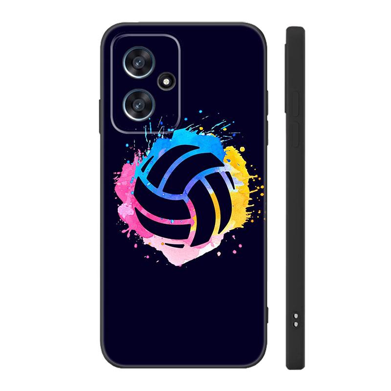 

Волейбольный спортивный черный силиконовый чехол для телефона Xiaomi POCO X3 X4 NFC F3 F4 GT F5 M3 M4 M6 X5 X6 Pro 5G C55 C65 M5 POCO F5 5G