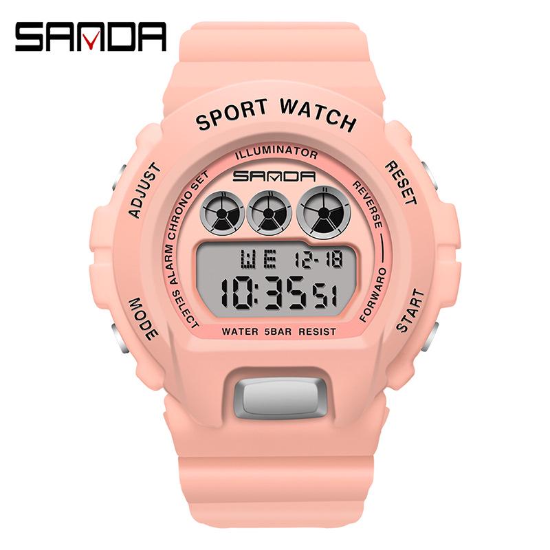 Sanda Waterproof Multifunctional Student Sports Watch - TikTok Trend