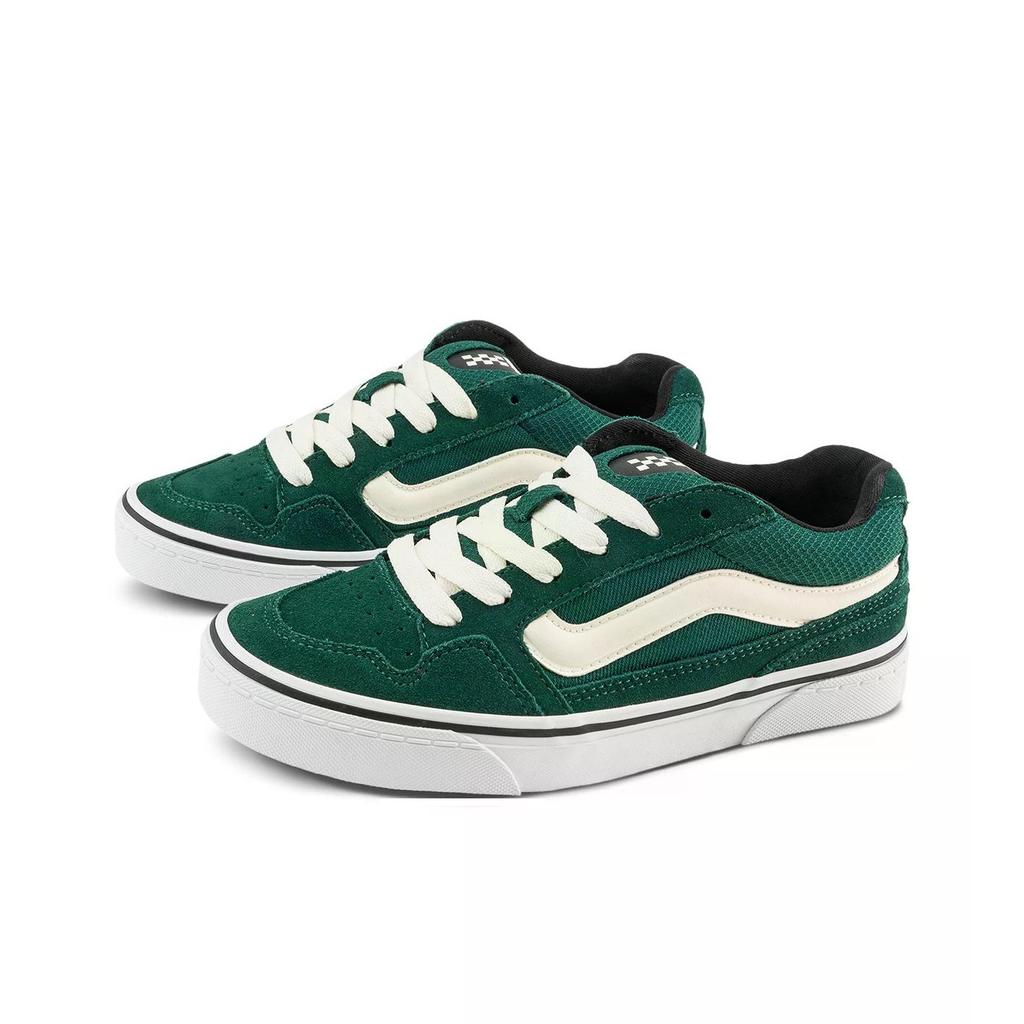 Vans Caldrone American Retro Fashion Low-Top Skate Shoes Women sneaker Green VN0007P9EME