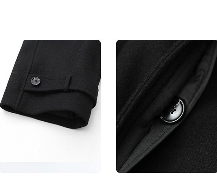 Women's Hepburn Style Mid-Length Woolen Coat - 2025 Winter Collection, Thickened and Stylish.