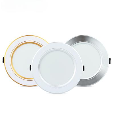 Oświetlenie sufitowe LED 5W 9W 12W 15W 18W 220V Oświetlenie wpuszczane LED Okrągłe oświetlenie panelowe LED Oświetlenie wewnętrzne Oświetlenie punktowe LED