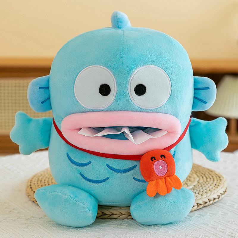 

Japanese clown fish Hanton little monster peripheral doll tissue box creative doll car home 26cm（0.2kg)