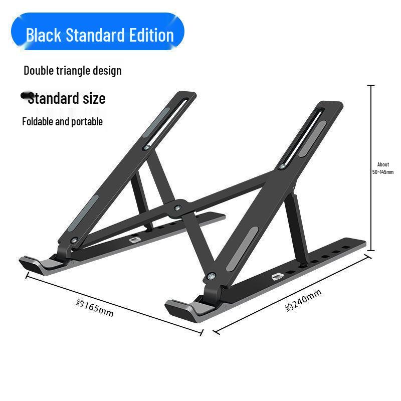 N3 Aluminum Alloy Laptop & Tablet Riser Stand with Heat Dissipation
