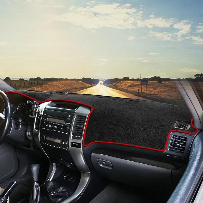 Car Dashboard Cover Avoid Light Pad For Toyota Land Cruiser Prado 120 J120 2003-2006 2007 2008 2009 Anti-UV Carpets Non-Slip Mat