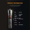 New USB Rechargeable LED Flashlights High Power Portable White Laser Telescopic Zoom Torch Lamp Outdoor Camping Fishing lights