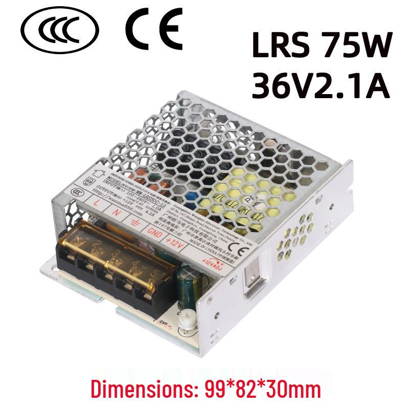 12V 75W Single-Channel DC Output Power Supply with Display for LED Lights & 3D Printers