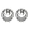 1 Paar AN20 Edelstahl Schweißfitting Rostfrei Hitzebeständig Silber für Kühler Ventildeckel