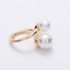 Faux Pearl Neckerchief Ring, Women Metal Scarf Holder, Elegant Silk Scarf Ring Clip, Fashion Clothes Ring Wrap Holder for Shirts T-Shirts Shawl