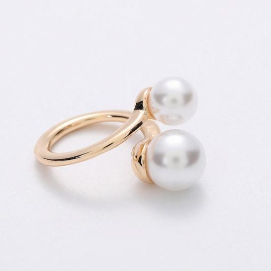 Faux Pearl Neckerchief Ring, Women Metal Scarf Holder, Elegant Silk Scarf Ring Clip, Fashion Clothes Ring Wrap Holder for Shirts T-Shirts Shawl