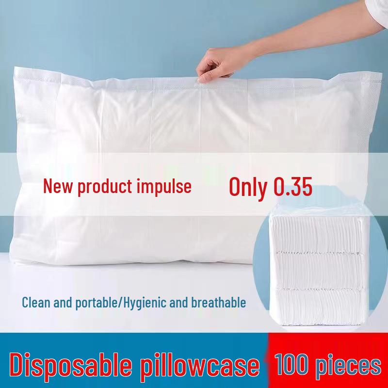 

Sterile Disposable Pillowcase for Beauty Salon or Hotel Use 1 pack [towel + bath towel]
