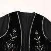 2024 Autumn Women's European & American Velvet Sequin Embroidered Vest