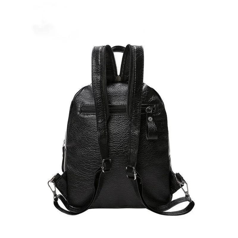Solid Color Backpack Small Size New Casual Women's Bag Simple And Fashionable Gift For Women Travel Backpacks School Bags