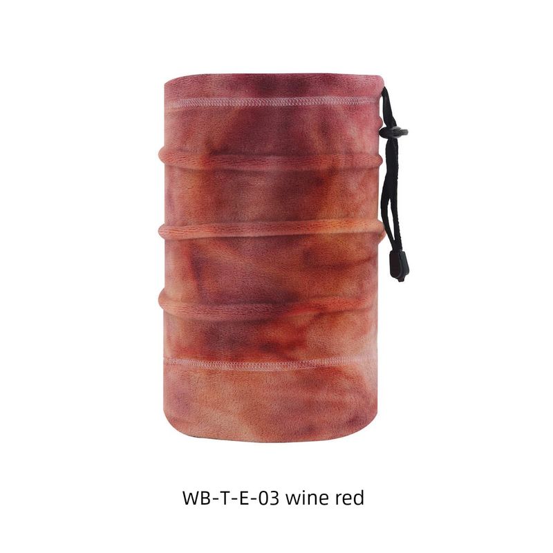 

Rope Drawstring Cover Cycling Neck Cold-Proof Tie-Dyed Windproof Skiiing Warm Face Mask Outdoor Sports Autumn and Winter Multi-Functional Scarf WB-T-E-03 wine red All yards