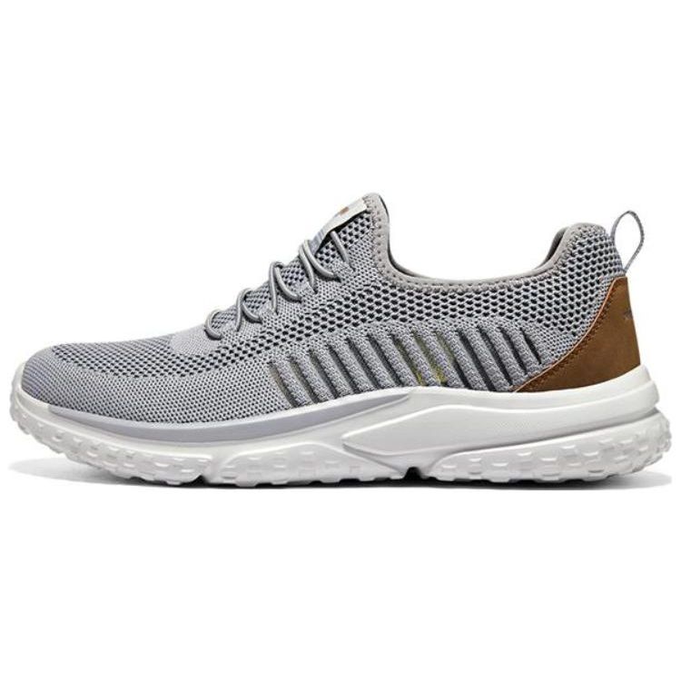 Skechers Solvano Gaten Mesh Sport Comfort Low Top Casual Shoes Men sneakers Gray 210552-GRY 41