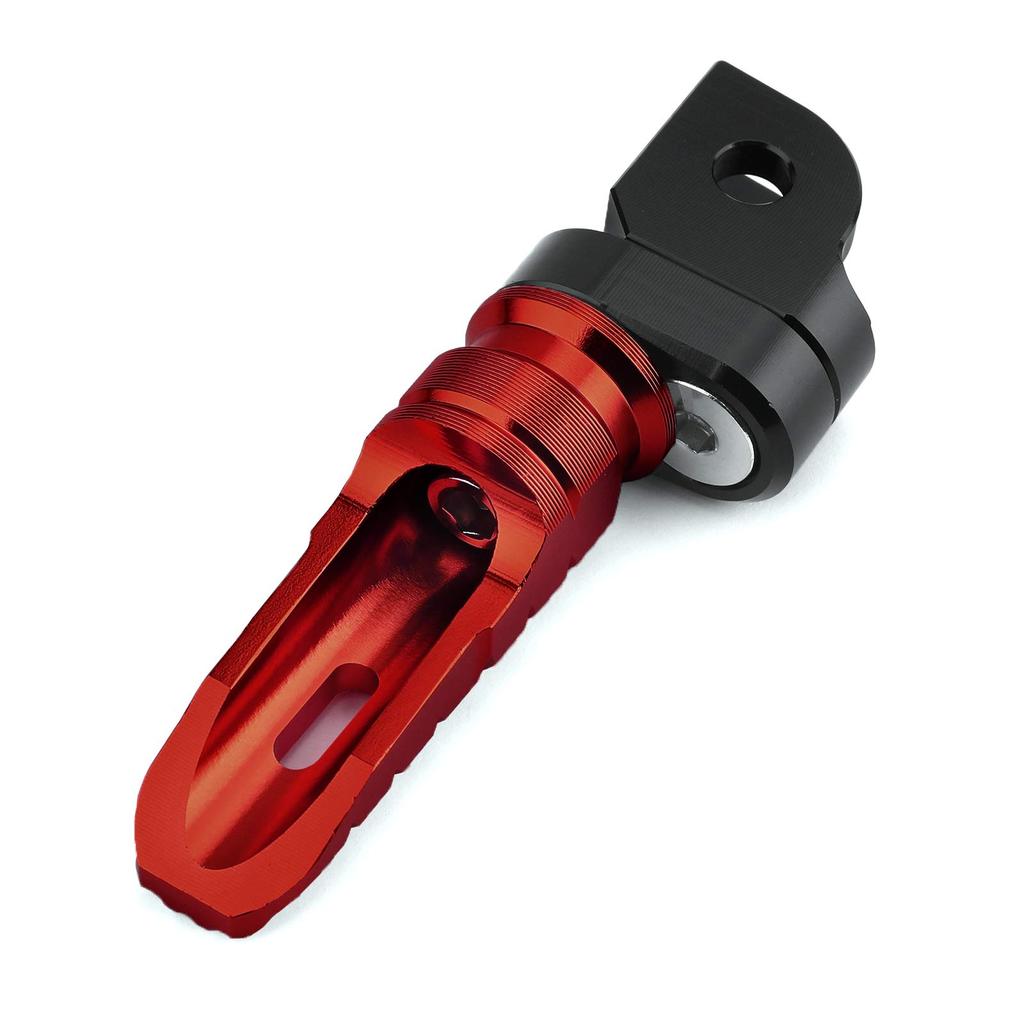 Artudatech Front Footrest Foot Pegs for Honda CB125R CBR250RR CBR1000RR CB600F CB1100/RS/SX Motorcycle Red
