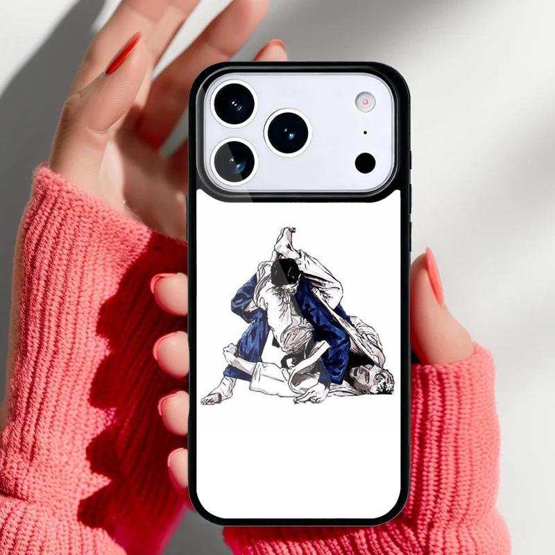 

Japanese Martial Arts Judo Phone Case for iPhone 17 16 15 14 13 Pro Max Back Cover for 12 11 Pro Coque iPhone 15 Pro