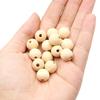 Natural Wooden Beads Dia 6mm-30mm Eco-Friendly Wood Loose Spacer Beads for Jewelry Findings Making Accessories DIY