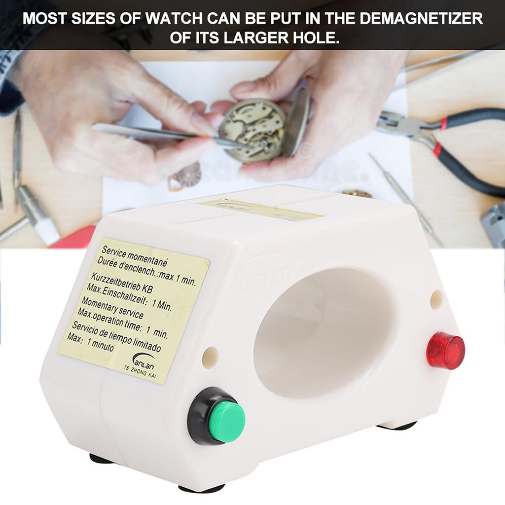 Professional Mechanical Wristwatch Demagnetizer Demagnetizing Watch Repairing ToolUS Plug