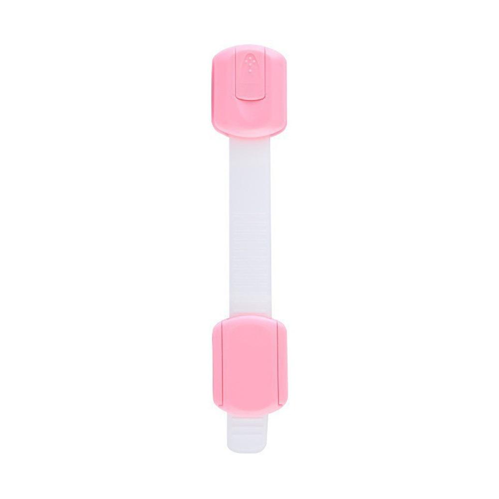 6Pcs Durable Security Lock Adjustable Cabinet Locks Protection Equipment Safety Device Drawers розовый