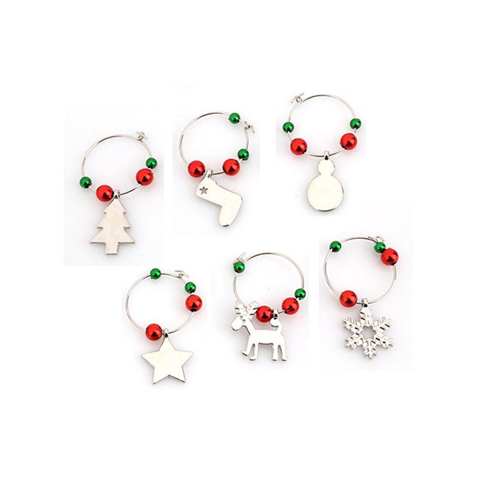 Table Decoration Pendants Christmas Pendants Christmas Decoration Party Accessories Wine Rings