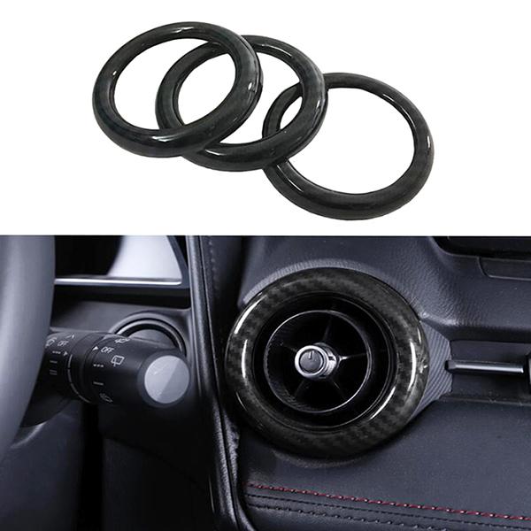 For Mazda CX-3 CX3 Dashboard mid console Gear Shift Frame Air Conditioning AC Vents Steering Wheel Panel speaker Cover Trim