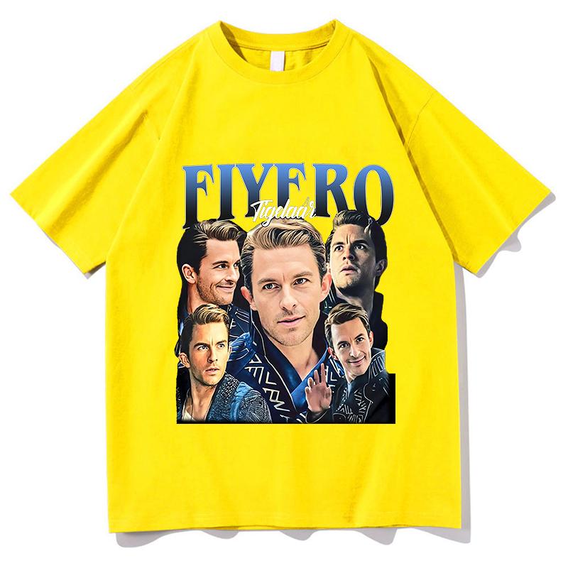 Fiyero T-Shirts Fashion New Merch Women Men Cotton Jonathan Bailey T Shirts Summer Casual Short Sleeve Tees Comfort Y2k Clothing