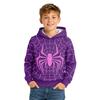 Kids Long Sleeve Loose Fit Geometric Print Top for Casual Everyday Wear