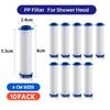 10 Pcs Shower Head Filter,Replacement Shower Head Cotton Filter Set Water Purification,Bathroom Accessories