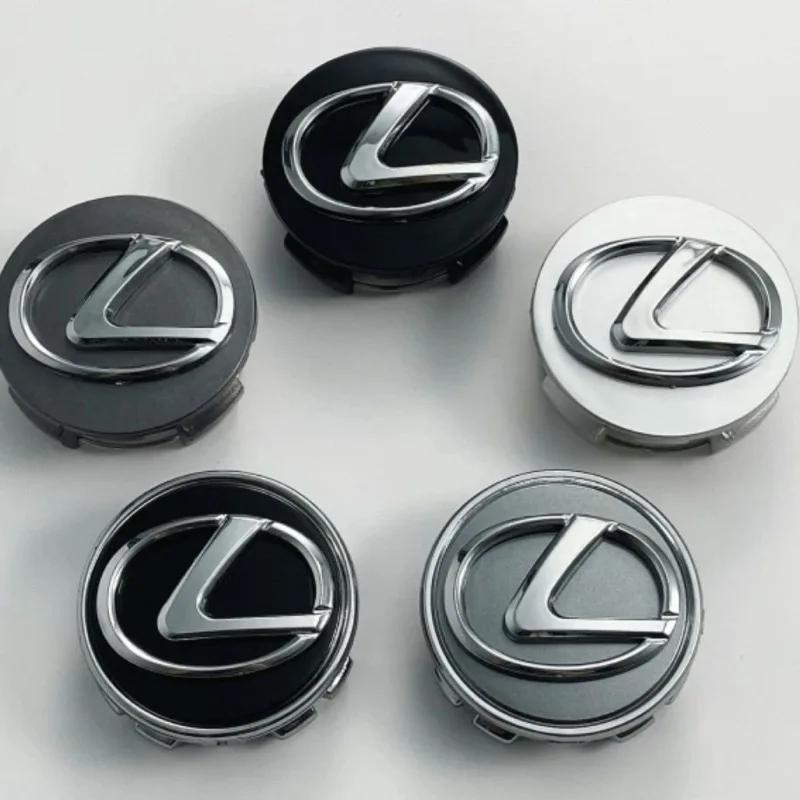 4 ks 62MM Krytky středů kol automobilu Odznaky nábojů Kryty pro Lexus IS250 IS200 CT200h GS300 LS430 RX450h LX570 IS300 ES RX LS IS NX CT
