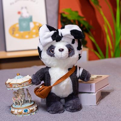 1 pz 30cm Simpatici Peluche Panda Lalafanfan Adorabile Orso Con Bambole Animali Morbidi Imbottiti Cuscino Regalo di Compleanno Per Bambino