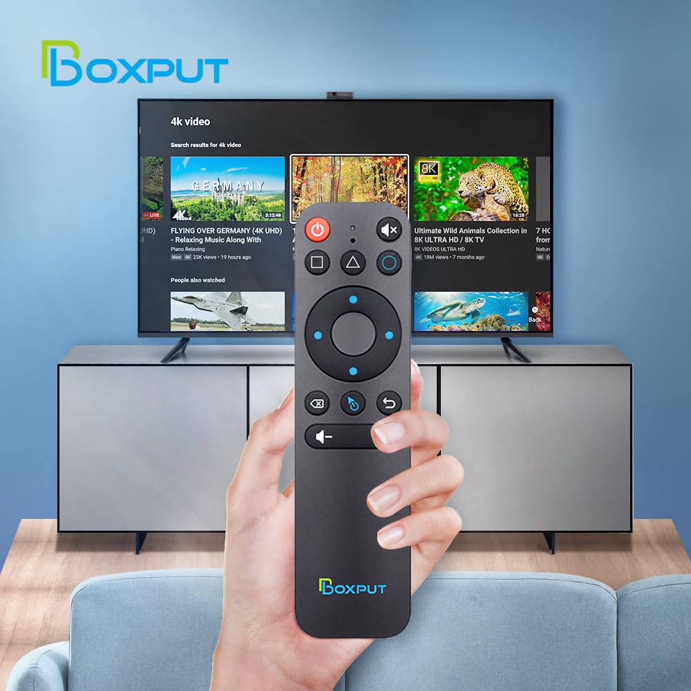 BOXPUT BPR 1 S Plus Mouse antenă Telecomandă Telecomandă radiofrecvență Telecomandă BT Telecomandă vocală cu învățare în infraroșu Gyro USB Aplicabil la