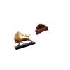 Abstract Ox Sculpture Sofa Chair Miniature Tabletop Decor Cattle Figurine Home Desk Living Room