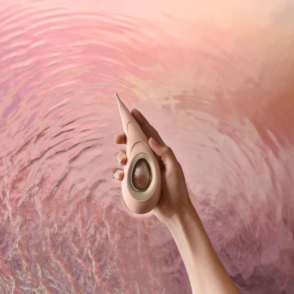 LELO DOT Cruise High Frequency Clitoral Vibrator with Elliptical 8 Pinpoint Vibrator with Cruise Control Technology Motion, (Lemon Sorbet)