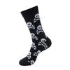 Men's Funny Skull Crew Socks Cartoon Alien Design Cotton Casual Socks Halloween Sock for Hip Hop Parties