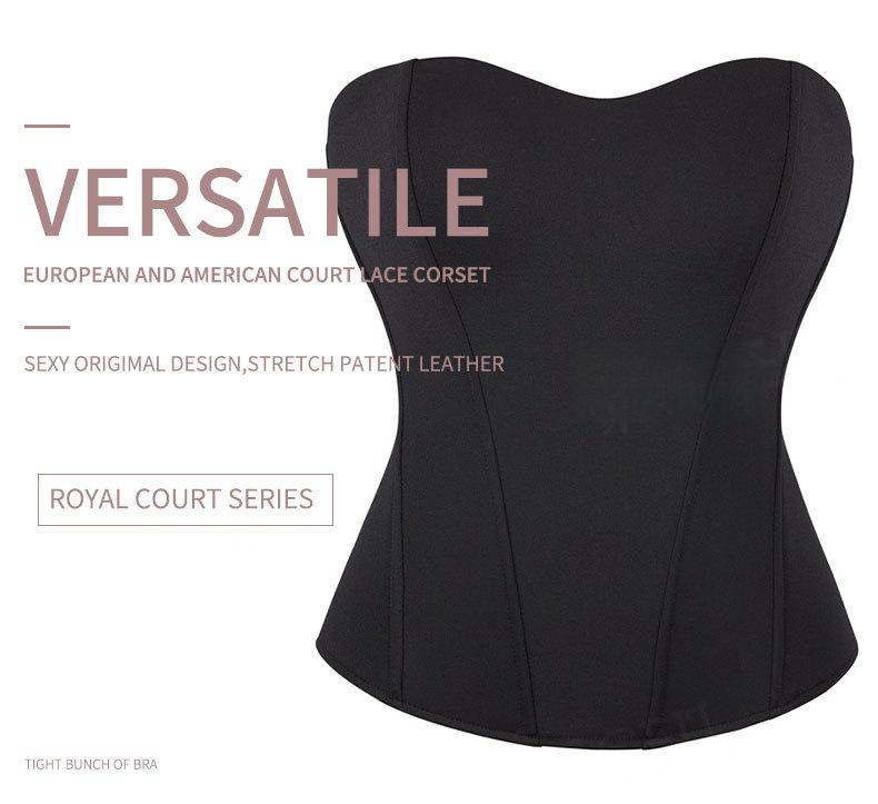 Seamless Zipper Waist Trainer Corset for Shaping & Support