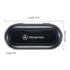 Úložný box na brýle do sluneční clony do auta, držák, organizér, příslušenství pro Mercedes-Benz AMG W212 W205 W246 W177 W176 W213 GLC GLE GLS ML, uvítací laserová lampa